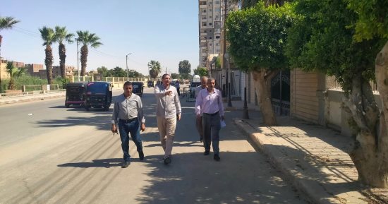 تطوير كورنيش الإبراهيمية ومنطقة الشيخ أحمد بحى جنوب سمالوط بالمنيا
