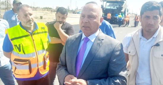 النقل تعيد تركيب خط السكة الحديد الفردان - بئر العبد بطول 100 كم.. صور