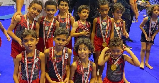 يامن أشرف بطل كأس مصر فى الجمباز