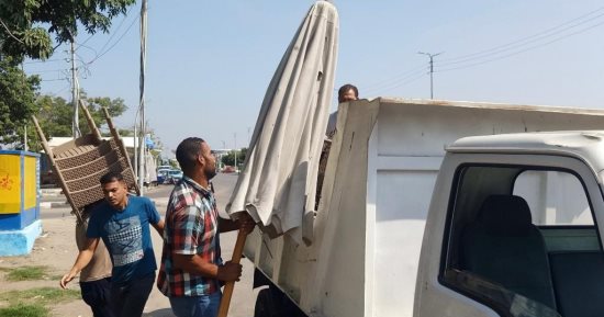حملة مكبرة لرفع الإشغالات والتعديات بحى ثانى الإسماعيلية