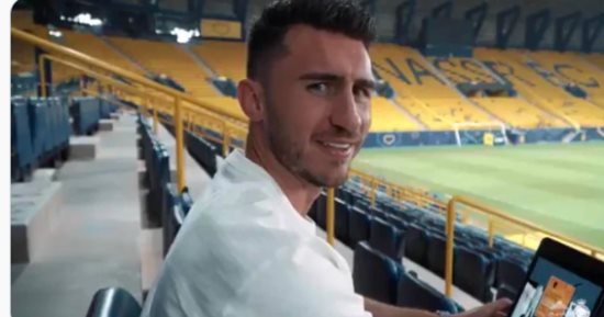 النصر يعلن تعاقده رسمياً مع لابورت مدافع مانشستر سيتي.. فيديو 