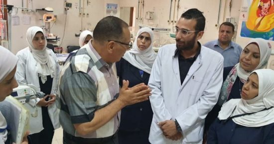 محافظ الشرقية يفاجئ العاملين في مستشفى الحسينية المركزى بتفقد الخدمات الطبية