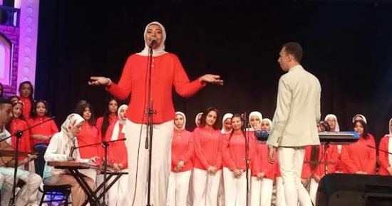 كورال أطفال الأنفوشي يقدم روائع الطرب ضمن ليالي المبادرة الصيفية
