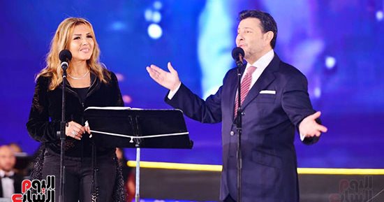 هاني شاكر ونادية مصطفى نجما السهرات الغنائية في مهرجان القلعة الليلة