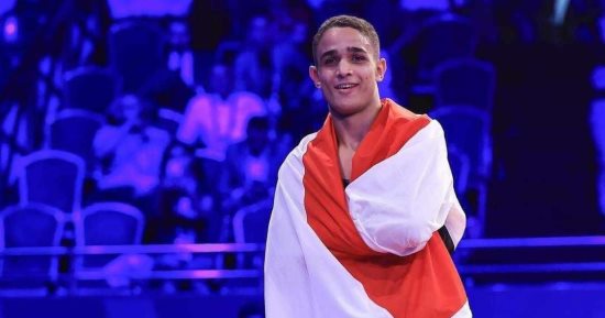 لاعب المؤسسة العسكرية يحصد الذهبية فى بطولة العالم للشباب للمصارعة الرومانية