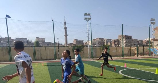 مسابقة اللياقة البدنية تصل قرى حياة كريمة بمطوبس ومسابقة فنية في الرسم الفورى
