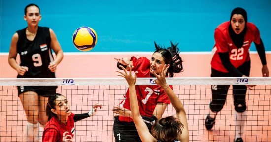 منتخب شابات الكرة الطائرة يهزم الدومينيكان فى ختام تحديد مراكز بطولة العالم