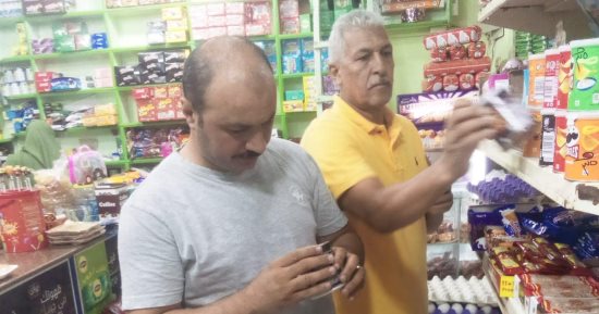 حملات تموينية تضبط سلعا منتهية ومقاومة الحشرات الطائرة ليلا بمصيف بلطيم