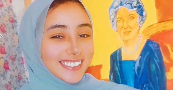 طالبة بدرجة فنانة.. حصلت على المركز الأول فى مسابقة كأس الإبداع على الجمهورية