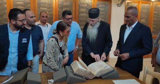 مدير المكتب الإقليمى لليونسكو بالقاهرة تزور منطقة آثار سانت كاترين بجنوب سيناء