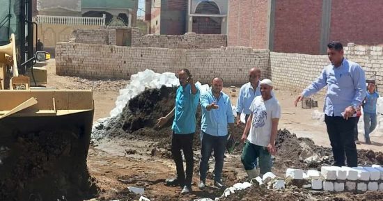 إزالة 68 حالة تعد بالبناء المخالف على الأرض الزراعية وأملاك الدولة بالمنيا