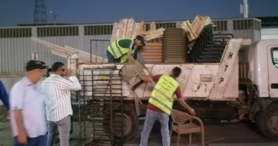 رفع 433 حالة إشغال وغلق وتشميع سنتر تعليمى يُدار دون ترخيص بالدقى.. صور