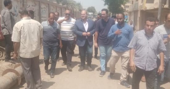 نائب محافظ الجيزة يتفقد الطرق المدرجة ضمن الخطة الاستثمارية 2023/2024 بالبدرشين