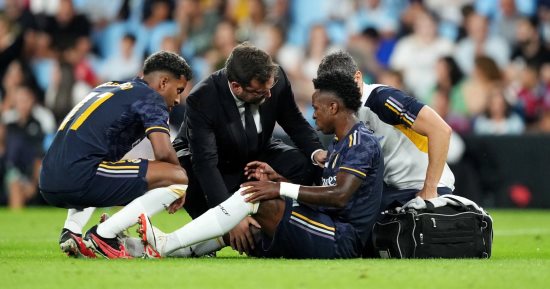 رئيس ريال مدريد يوجه صدمة قوية إلى أنشيلوتى بعد إصابة فينيسيوس