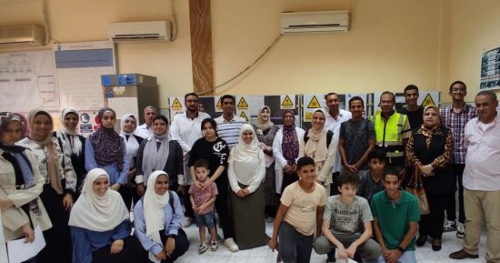 جهاز الشيخ زايد ينظم زيارة لطلبة المدارس لمحطة المياه للمشاركة فى التوعية المجتمعية 