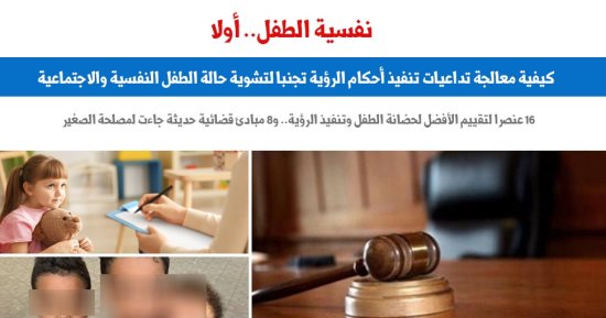 "نفسية الطفل.. أولا".. 16 عنصرا لتقييم الأفضل لحضانة الطفل والرؤية.. برلمانى