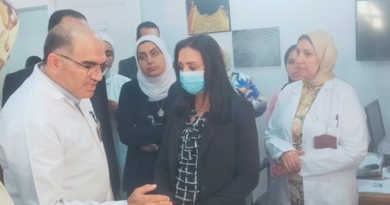 مايا مرسى تتفقد عيادة الكشف المبكر عن أورام الثدى بالبحيرة