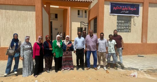 افتتاح أول مدرسة تعليم أساسى بمنطقة غرب المطار بمدينة أكتوبر الجديدة 