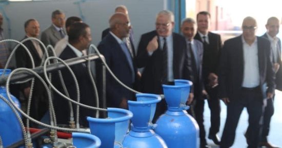 "التموين" تفتتح وحدة إنتاج الكحول والأكسجين بمجمع مصانع الحوامدية