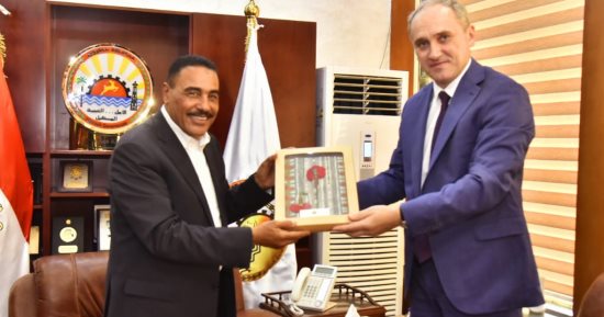 محافظ مطروح يستقبل سفير بيلاروسيا لبحث التعاون وتنشيط الاستثمار