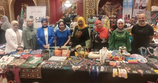 منصة أيادى مصر تشارك بمعرض الحرف اليدوية والتراثية فى الأقصر