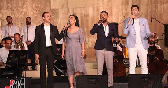 نجوم الأوبرا يتألقون بأجمل أغانى عبد الحليم حافظ فى مهرجان القلعة.. صور
