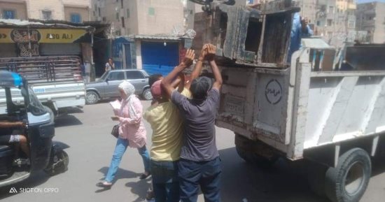 إزالة 467 حالة إشغال طريق بمراكز محافظة البحيرة