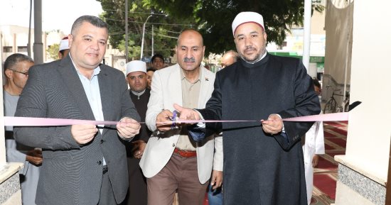 افتتاح مسجدى على بن أبى طالب والوالدة بعد ترميمهما فى بنى سويف