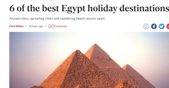 "تاريخ وشواطئ".. إندبندنت تنصح بزيارة "6 من أفضل وجهات العطلات" فى مصر 