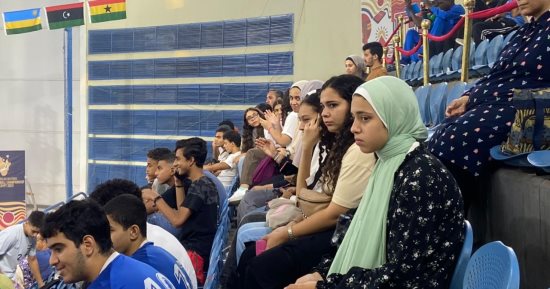 حضور جماهيرى لمؤازرة منتخب الكرة الطائرة أمام بوروندى فى افتتاح البطولة الأفريقية