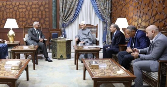 شيخ الأزهر يستقبل سفراء مصر الجدد لدى باكستان وموريشيوس وسنغافورة