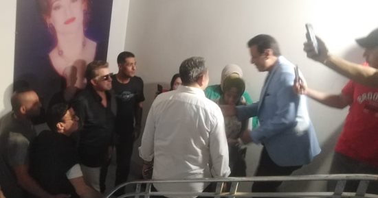وصول وليد توفيق إلى مقر نقابة المهن الموسيقية لتكريمه