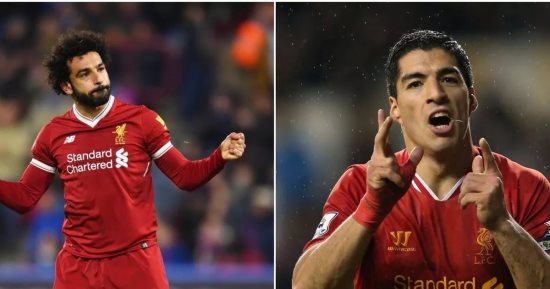 هداف الدورى الإنجليزى التاريخى: محمد صلاح أفضل من سواريز مع ليفربول