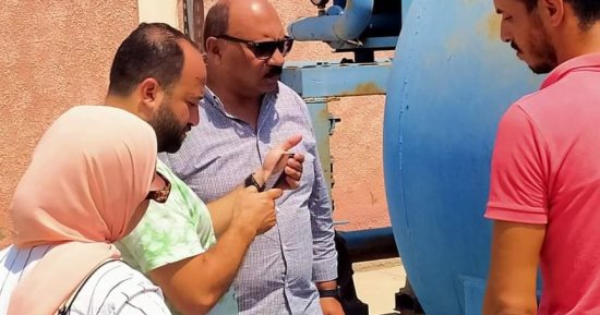 رئيس مياه القناة يتفقد عددًا من مواقع العمل بقطاع بورسعيد 