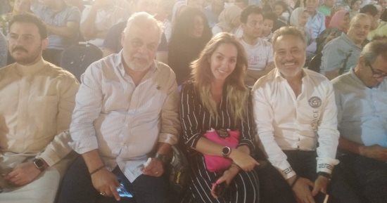 أشرف زكى وإيهاب فهمى يحضران حفل ياسين التهامى فى مهرجان القلعة