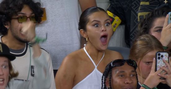 سيلينا جوميز تتفاعل بجنون مع فرصة ميسي المهدرة فى مباراة إنتر ميامي