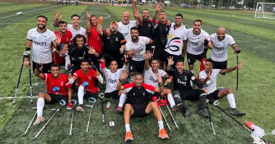 مصر تفوز على أنجولا 3 / 1 فى كرة القدم للساق الواحدة بدورة الألعاب الأفريقية