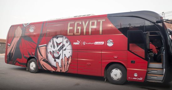 شاهد التصميم الجديد لحافلة لاعبى منتخب مصر