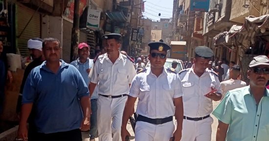 ضبط وتحرير 49 محضرا ومخالفة متنوعة فى حملات بميادين وشوارع مدينة أرمنت