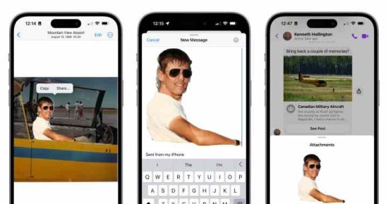 كيفية استخدام ميزة قطع الصور فى iOS 16 لقص الصور ولصقها
