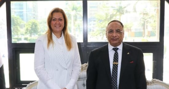 رئيس قضايا الدولة يستقبل المدير التنفيذى للأكاديمية الوطنية للتدريب