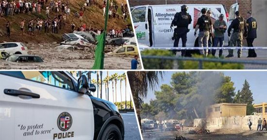 العالم هذا الصباح.. إصابة 23 شخصا فى حادث اقتحام سيارة لمطعم فى تكساس الأمريكية.. الفيضان يفرض سيطرته على الجزائر ويحصد الأرواح.. طائرات "التحالف الدولي" خرقت بروتوكولات تفادي التصادم فى سوريا