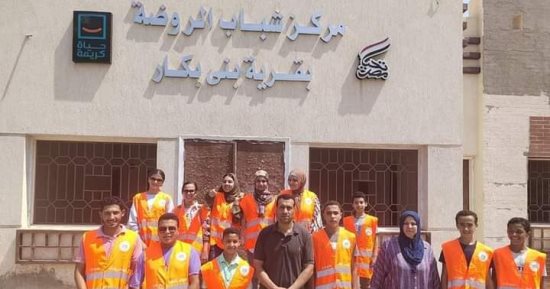 أعضاء برلمان النشء والشباب بفوه فى زيارة خاصة إلى قرى حياة كريمة بمطوبس