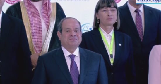 الرئيس السيسي يصل مقر انعقاد المؤتمر العالمى للسكان والصحة والتنمية