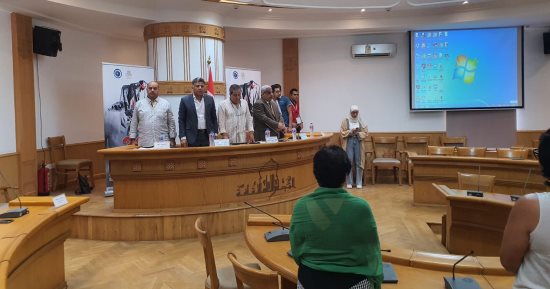 دقيقة حداد قبل فعاليات مهرجان المسرح التجريبي تخليدا لذكرى شهداء بنى سويف
