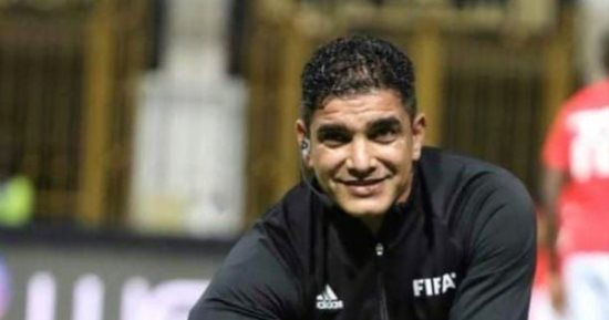إبراهيم نور الدين حكما لمباراة المنتخب الأولمبى وروسيا الخميس المقبل