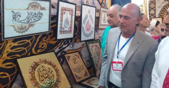 تعليم دمياط يفتتح معرض الخط العربى بمشاركة 100 طالب