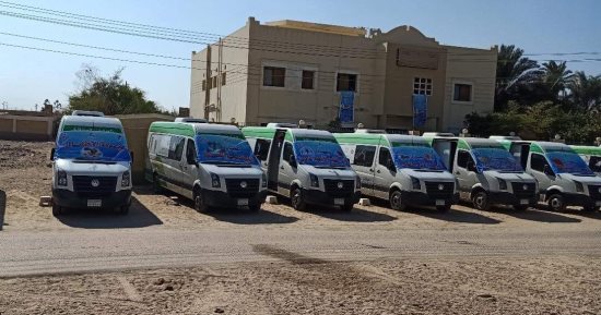 قافلة طبية مجانية بقرية بنى قمجر مركز المنيا ضمن "حياة كريمة"