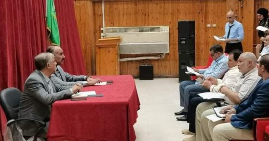 مدير "تعليم المنوفية" يناقش استعدادات العام الدراسى الجديد مع مديرى الإدارات