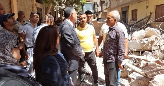 النيابة الإدارية تأمر بتشكيل لجنة هندسية للوقوف على أسباب انهيار عقار حدائق القبة